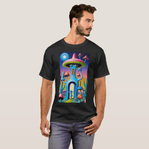 Ten zuidwesten van Mushroom Town Shroombillies T-shirt