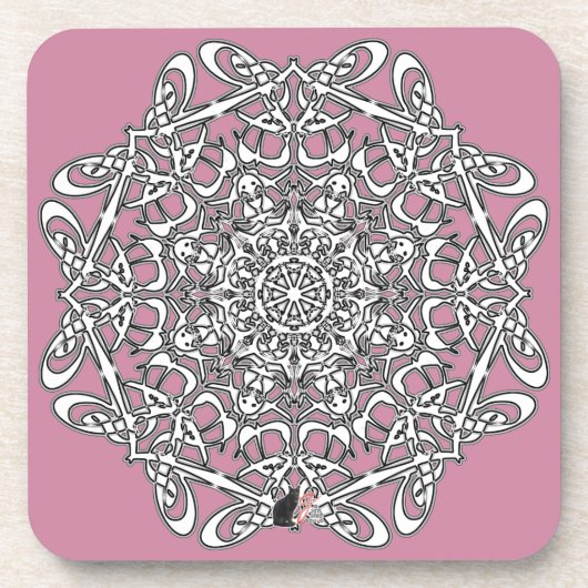 Tenacious Octa Glyph Dawn Onderzetter (Voorkant)