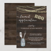 Tenant Appreciation BBQ Party Kaart (Voorkant / Achterkant)