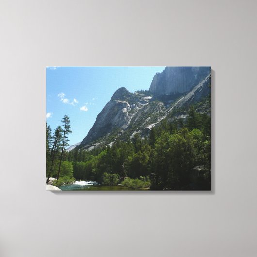 Tenaya Creek in Yosemite National Park Canvas Afdruk (Voorkant)