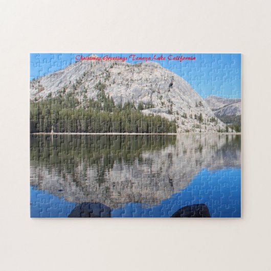 Tenaya Lake California. kerstcadeautjes Legpuzzel (Horizontaal)