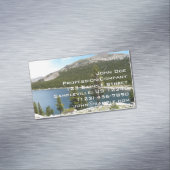 Tenaya Lake in het Nationaal Park Yosemite Magnetisch Visitekaartje (Voorbeeld)