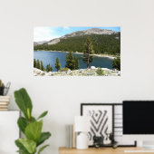 Tenaya Lake in het Nationaal Park Yosemite Poster (Thuiskantoor)