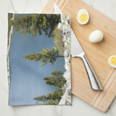 Tenaya Lake in het Nationaal Park Yosemite Theedoek (Quarter Fold)