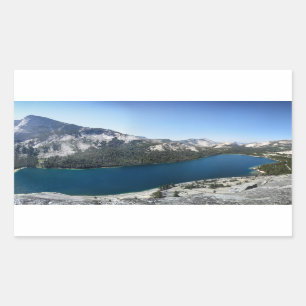 Tenaya Lake van Polly Dome - Yosemite Rechthoekige Sticker