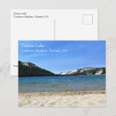 Tenaya Lake, Yosemite, Californië Briefkaart (Voorkant / Achterkant)