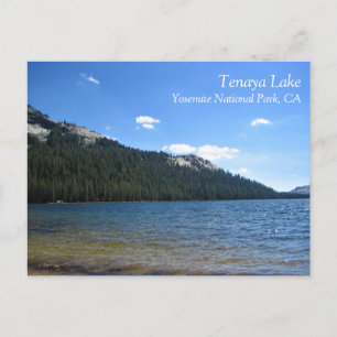 Tenaya Lake, Yosemite National Park, CA Briefkaart