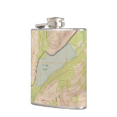 Tenaya Lake, Yosemite Topografische kaart Heupfles (Links)