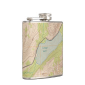 Tenaya Lake, Yosemite Topografische kaart Heupfles (Rechts)