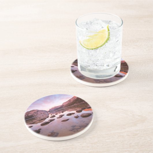 Tenaya Lake Zandsteen Onderzetter (Zijkant)