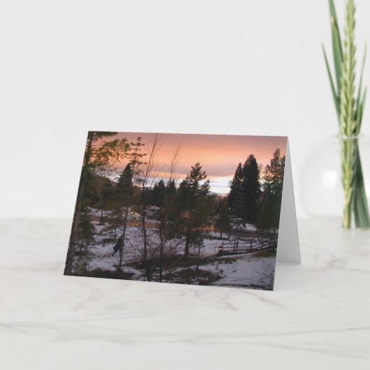 Tenaya Lodge (#4) Feestdagen Kaart (Voorkant)