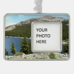 Tenayameer in Yosemite National Park Verzilverd Omlijst Ornament