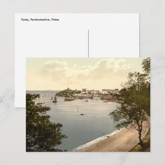 Tenby, Pembrokeshire Briefkaart (Voorkant / Achterkant)
