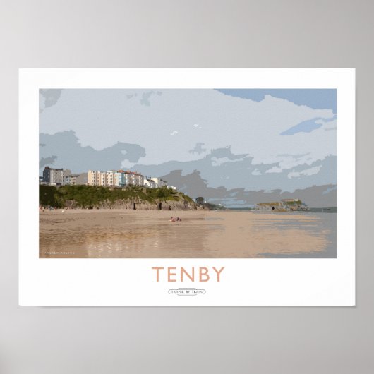 Tenby Railway Poster (Voorkant)