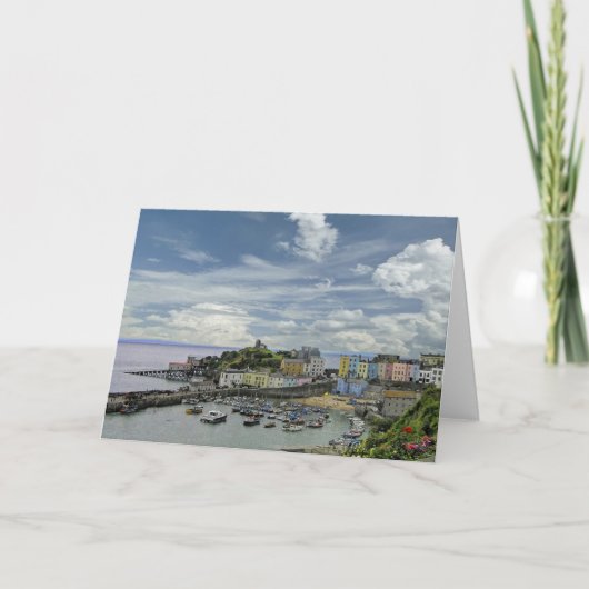 Tenby Wales Kaart (Voorkant)