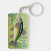 Tench Fish Print Sleutelhanger (achterkant)