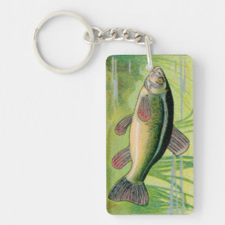 Tench Fish Print Sleutelhanger