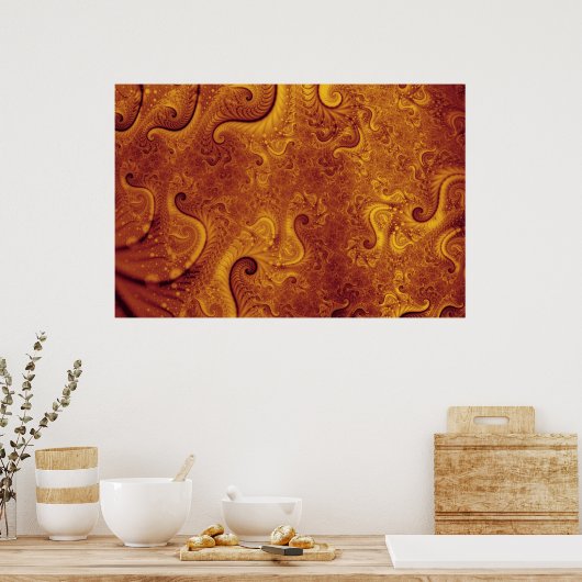 Tend aan nul heet poster (Keuken)