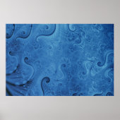 Tend op nul blauw poster (Voorkant)