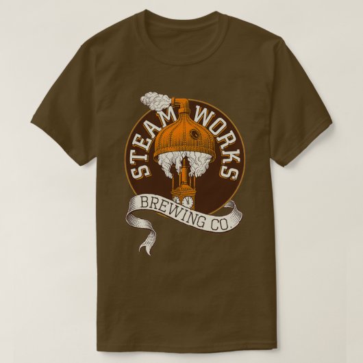 Tendance Brasserie Steamworks classique T-shirt (Design voorkant)