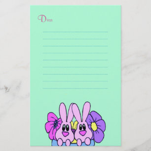Tender Bunnies Briefpapier