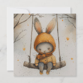 Tender Bunnies: charmante uitdrukkingen 🐇🐰digita Feestdagenkaart