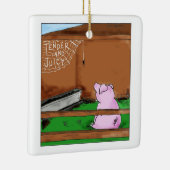 Tender en Juicy Charlotte's Web Cartoon Keramisch Ornament (Rechts)