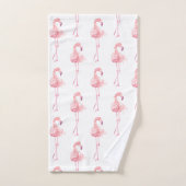 Tender Flamingo Serie Design 2 Badhanddoekenset Bad Handdoek (Handdoek)