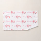 Tender Flamingo Serie Design 2 Badhanddoekenset Bad Handdoek (Handdoek)