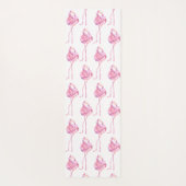 Tender Flamingo Serie Design 3 Yoga Mat (Achterkant)