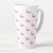 Tender Flamingo Serie Ontwerp 1 Latte Mok (Rechterhoek)