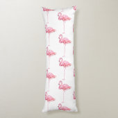 Tender Flamingo Serie Ontwerp 1 Lichaamskussen (Achterkant (Verticaal))