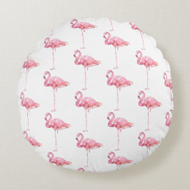 Tender Flamingo Serie Ontwerp 1 Rond Kussen