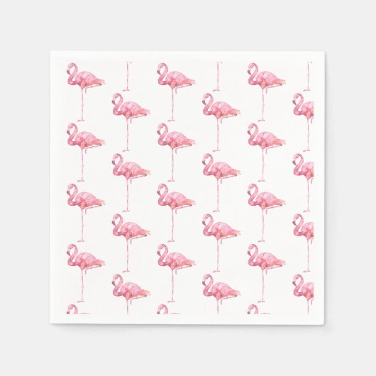 Tender Flamingo Serie Ontwerp 1  Servet (Voorkant)