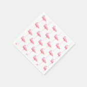 Tender Flamingo Serie Ontwerp 1  Servet (Hoek)