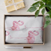 Tender Flamingo Serie Ontwerp 1 Tissuepapier (Geschenk)