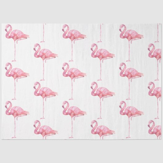 Tender Flamingo Serie Ontwerp 1 Tissuepapier (Voorkant)