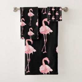 Tender Flamingo Serie Ontwerp 2 Bad Handdoek
