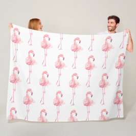 Tender Flamingo Serie Ontwerp 2 Fleece Deken