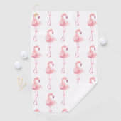 Tender Flamingo Serie Ontwerp 2 Golfhanddoek (Insitu)