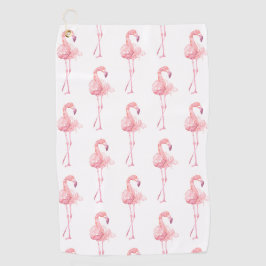 Tender Flamingo Serie Ontwerp 2 Golfhanddoek