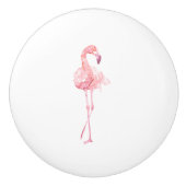Tender Flamingo Serie Ontwerp 2 Keramische Knop (Voorkant)