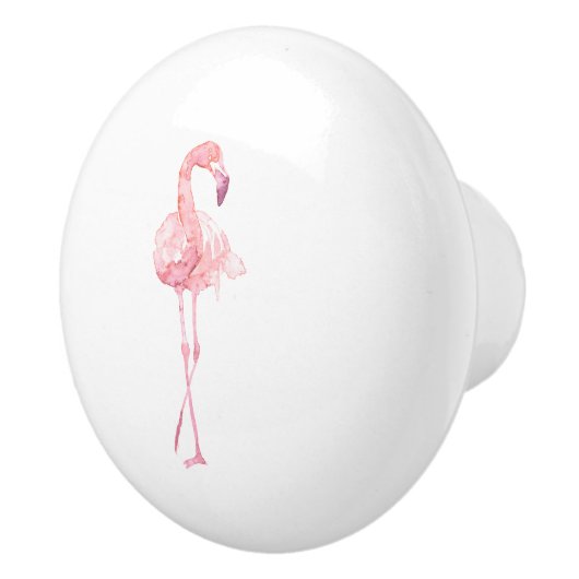 Tender Flamingo Serie Ontwerp 2 Keramische Knop (Rechts)