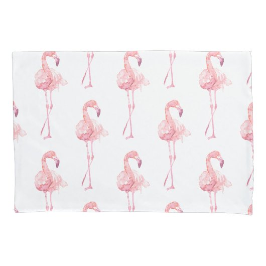 Tender Flamingo Serie Ontwerp 2 Kussensloop (Voorkant)