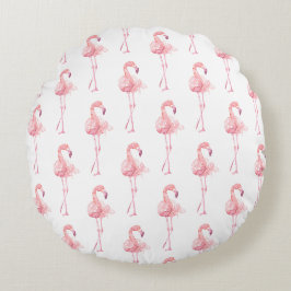 Tender Flamingo Serie Ontwerp 2 Rond Kussen