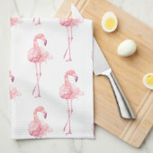 Tender Flamingo Serie Ontwerp 2 Theedoek (Quarter Fold)