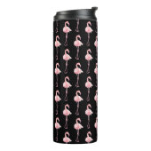 Tender Flamingo Serie Ontwerp 2 Thermosbeker (Gedraaid links)