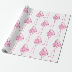 Tender Flamingo Serie Ontwerp 3 Cadeaupapier