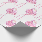 Tender Flamingo Serie Ontwerp 3 Cadeaupapier (Hoek)