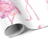 Tender Flamingo Serie Ontwerp 3 Cadeaupapier (Rol Hoek)